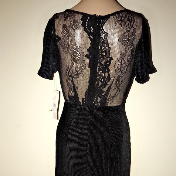 French Connection black jumpsuit. Lace back - Picture 2 of 5